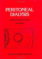 Cover of: Peritoneal dialysis