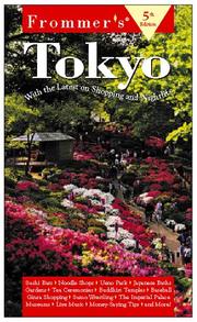 Cover of: Frommer's Tokyo (5th ed)