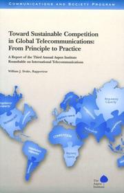 Cover of: Toward Sustainable Competition in Global Telecommunications by Aspen Institute Roundtable on International Telecommunications 1997, Drake, William., Communications and Society Program (Aspen Institute)