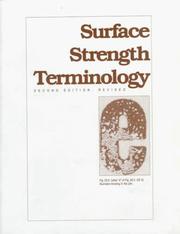 Cover of: Surface strength terminology