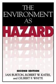 Cover of: The environment as hazard