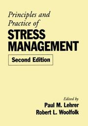 Cover of Principles and Practice of Stress Management, Second Edition