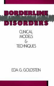 Cover of: Borderline disorders | Eda G. Goldstein