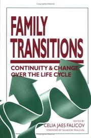 Cover of: Family Transitions: Continuity and Change Over the Life Cycle