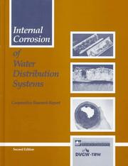 Cover of: Internal corrosion of water distribution systems
