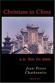 Cover of: Christians in China by Father Jean Charbonnier