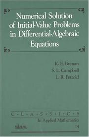 Cover of: Numerical solution of initial-value problems in differential-algebraic equations