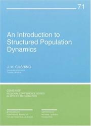 Cover of: An introduction to structured population dynamics