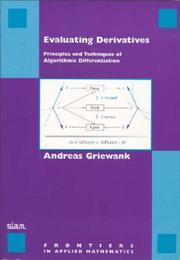 Evaluating derivatives by Andreas Griewank