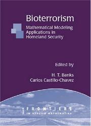 Cover of: Bioterrorism by H. Thomas Banks