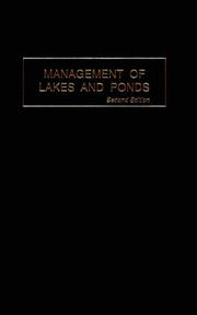Management of lakes and ponds by George W. Bennett