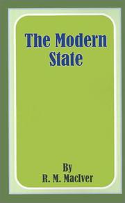 Cover of: The Modern State by Robert M. MacIver