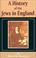 Cover of: A History of the Jews in England