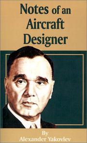 Cover of: Notes of an Aircraft Designer