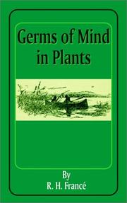 cover of Germs of Mind in Plants