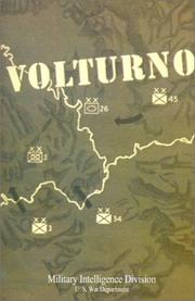 Cover of: From the Volturno to the Winter Line by Military Intelligence Divison U. S. War, George Catlett Marshall, Military Intelligence Division U. S. War