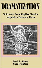 Cover of Dramatization by Simons, Sarah Emma