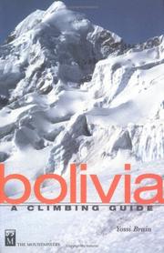 Cover of: Bolivia: A Climbing Guide