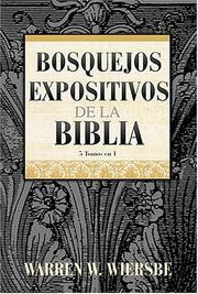 Cover of: Bosquejos Expositivos De La Biblia 5 Tomos En 1