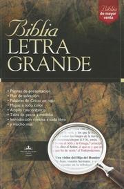 Cover of: Biblia letra grande - Negra