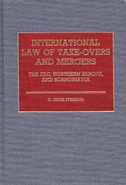 Cover of: International law of take-overs and mergers by H. Leigh Ffrench, H. Leigh Ffrench