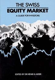 Cover of: The Swiss equity market: a guide for investors