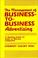 Cover of: The management of business-to-business advertising