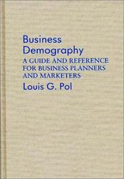 Cover of: Business demography: a guide and reference for business planners and marketers