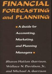 Financial forecasting and planning by Sharon Hatten Garrison