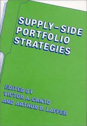 Cover of: Supply-side portfolio strategies