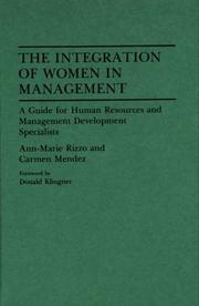 The integration of women in management by Ann-Marie Rizzo