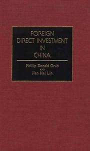 Cover of: Foreign direct investment in China
