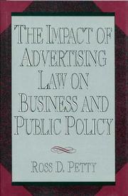 The impact of advertising law on business and public policy