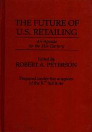 Cover of: The Future of U.S. retailing by edited by Robert A. Peterson.