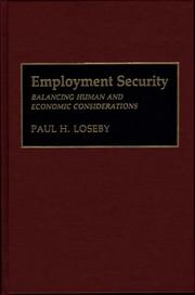 Employment security by Paul H. Loseby