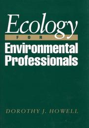 Cover of: Ecology for environmental professionals