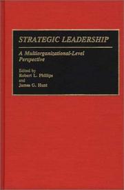 Cover of: Strategic Leadership by 