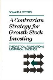 Cover of: A contrarian strategy for growth stock investing
