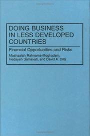 Doing business in less developed countries by Mashaalah Rahnama-Moghadam