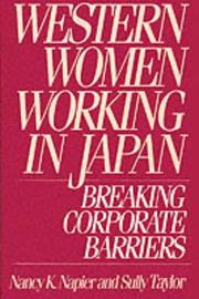 Cover of: Western women working in Japan by Nancy K. Napier