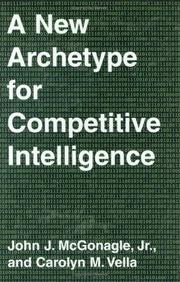 Cover of: A new archetype for competitive intelligence