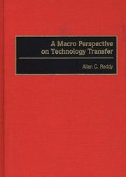 Cover of: A macro perspective on technology transfer