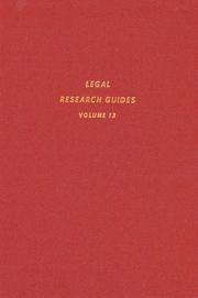 Cover of: Resources for research in legal ethics | Todd W. Grant