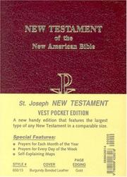 Cover of: New Testament Vest Pocket (St. Joseph)