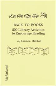 Cover of: Back to Books: 200 Library Activities to Encourage Reading