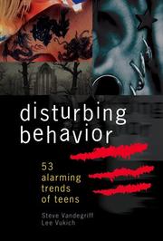 Front cover of Disturbing Behavior by Lee Vukich