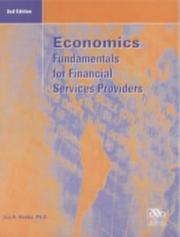 Cover of: Economics: fundamentals for financial services providers