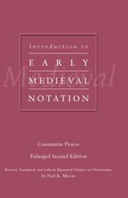 Cover of: Introduction to early medieval notation