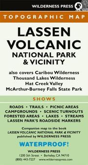 Cover of: Lassen Volcanic National Park Topographic Map