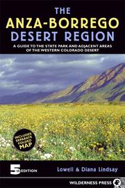 Cover of: Anza-borrego Desert Region by Lowell Lindsay, Diana Lindsay